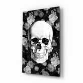 Skull Glass Wall Art.